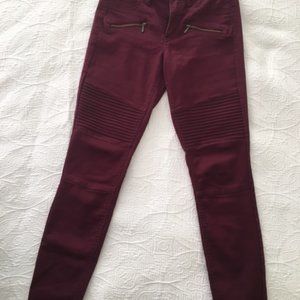 Design Lab Burgundy Carpi Size 27
